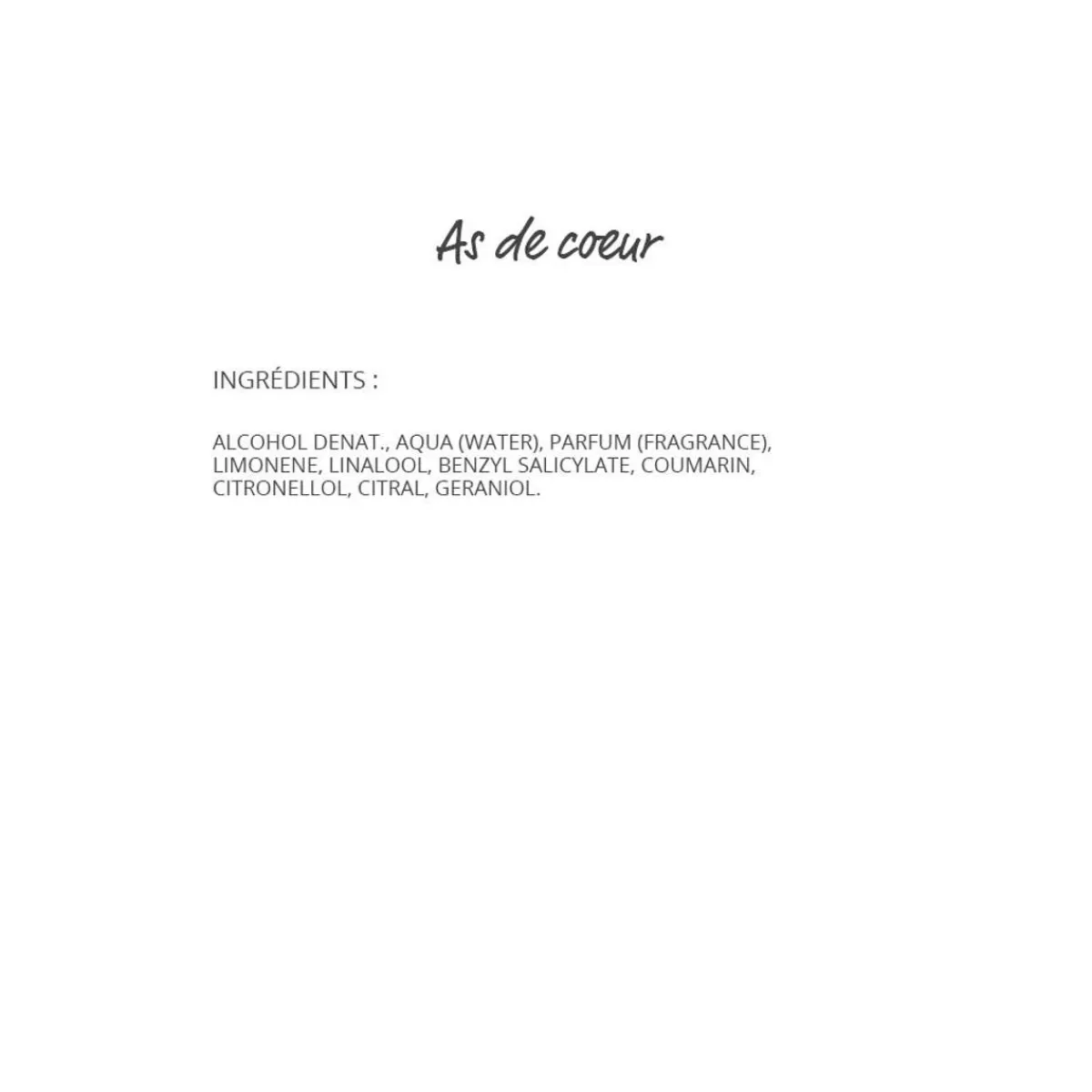 Adopt Comme De Coeur| Eau De Parfum