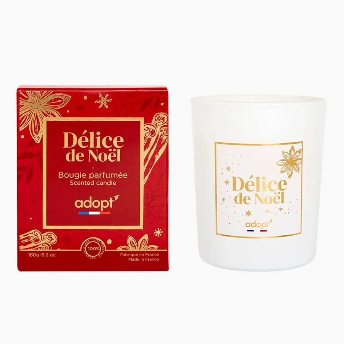 Adopt Delice De Noel| Bougie Parfumée